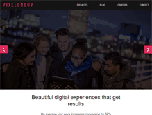 Tablet Screenshot of pixelgroup.co.uk